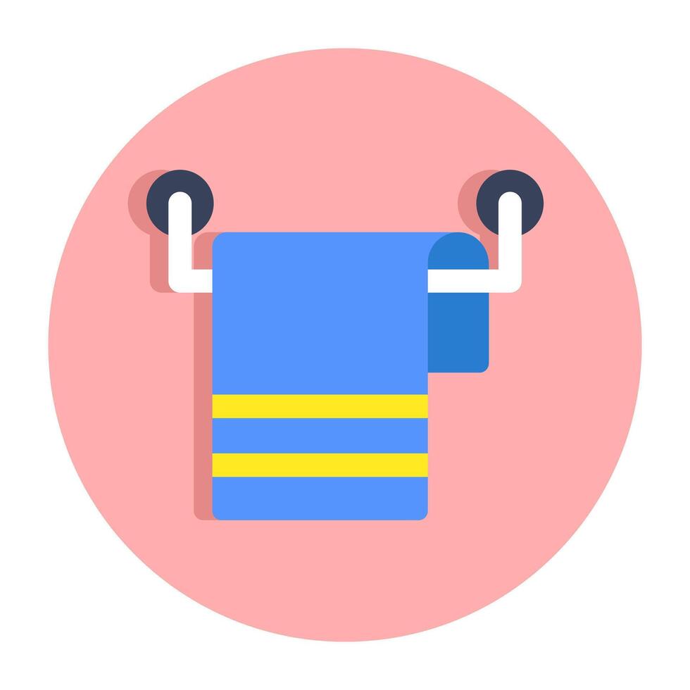 Modern design icon of towel rack vector