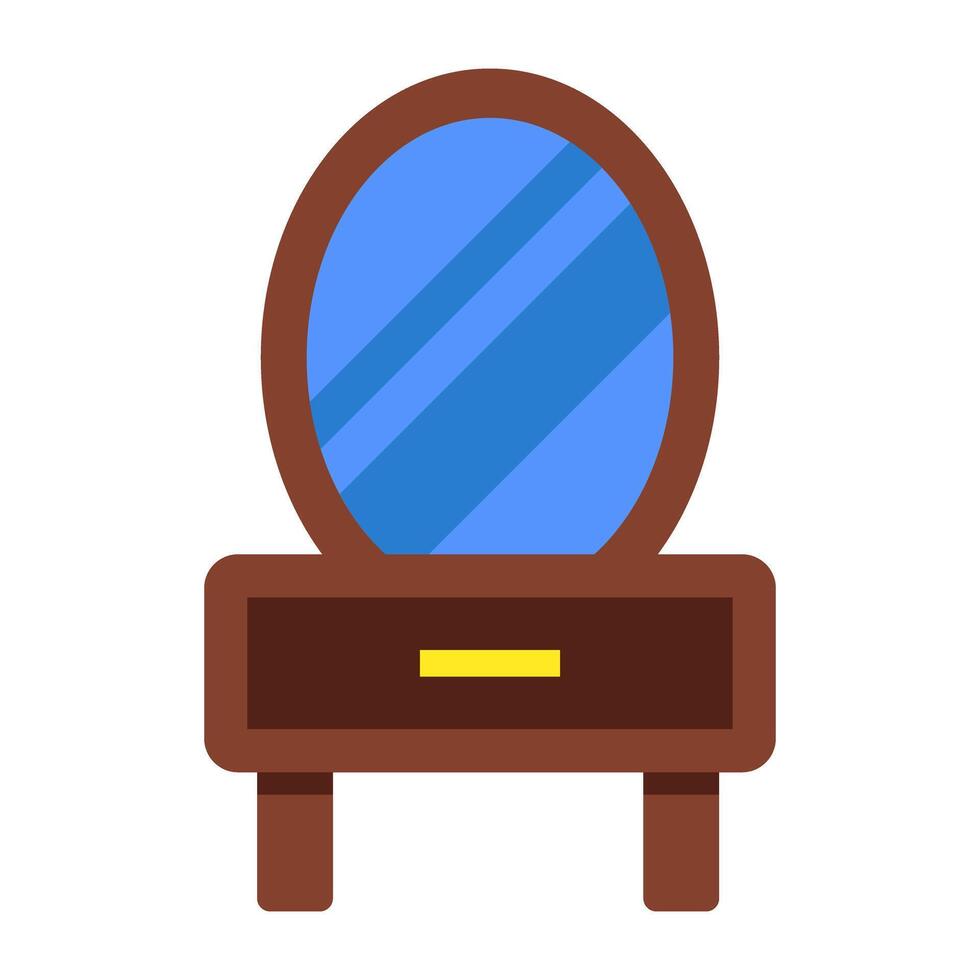 Premium design icon of vanity mirror vector