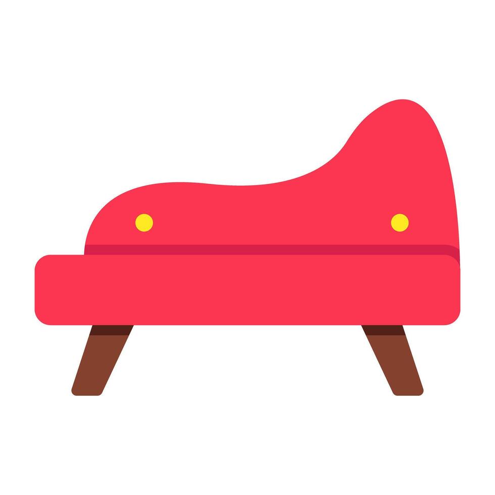Modern design icon of sofa vector