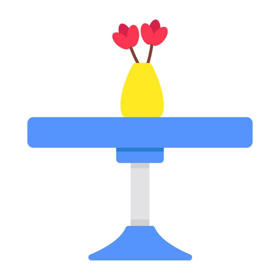 Trendy design icon of flower vase vector