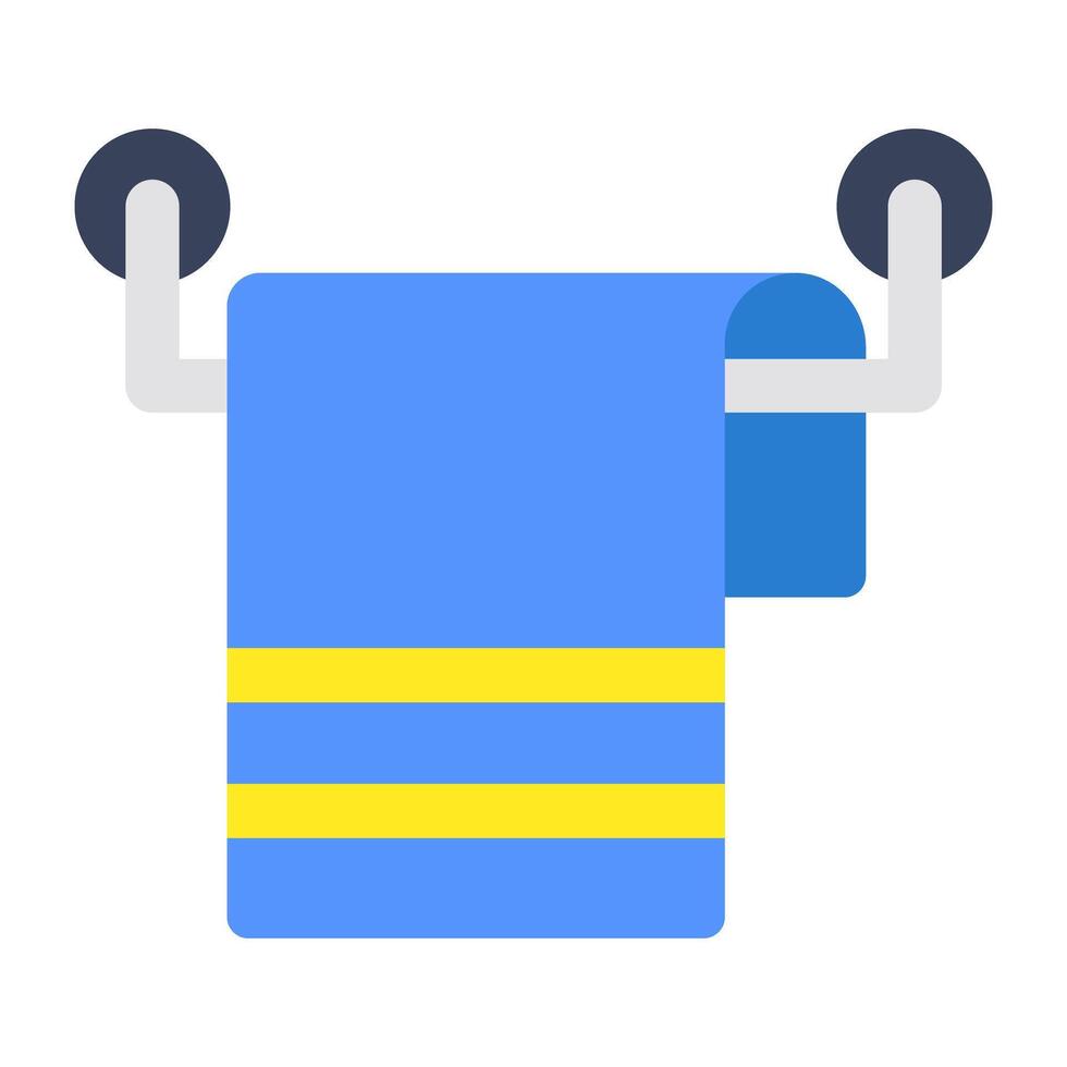 Modern design icon of towel rack vector