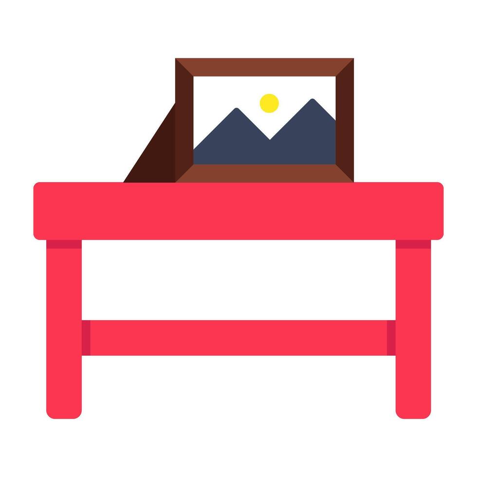 An icon design of wall painting vector