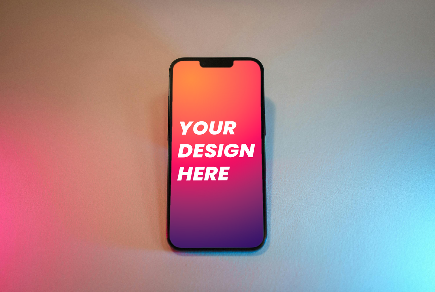 mobile mockup front view psd