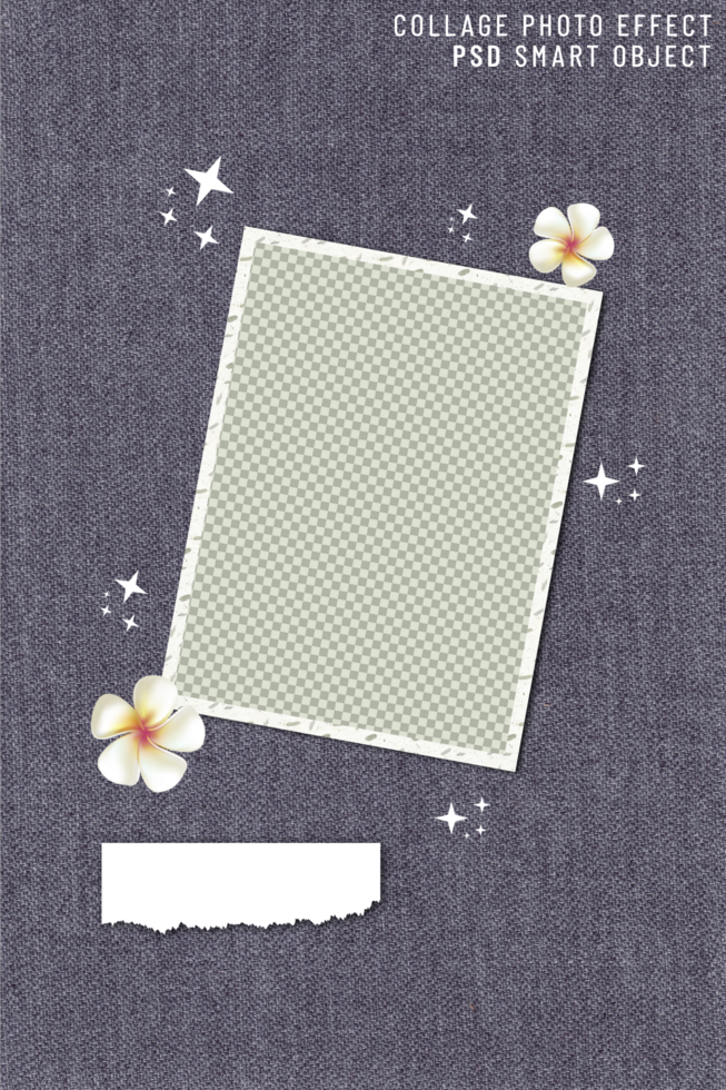 Photo collage album design template psd