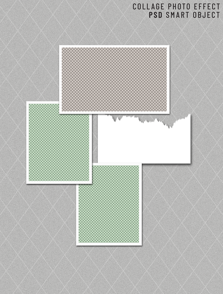Picture collage frame grid album picture collage painted psd