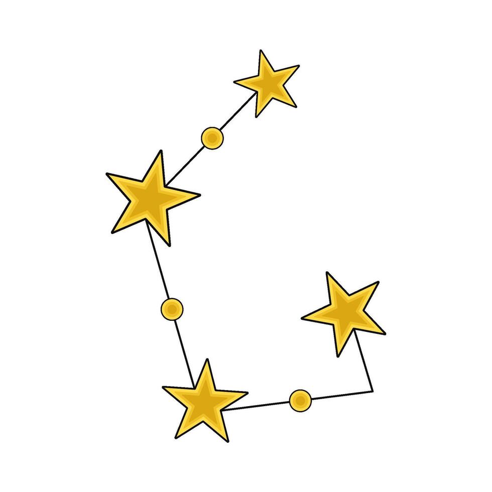 illustration of constellation vector