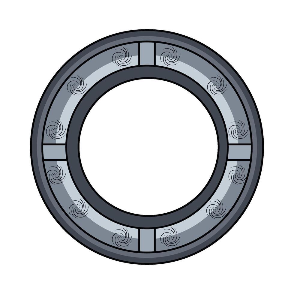 illustration of space portal vector