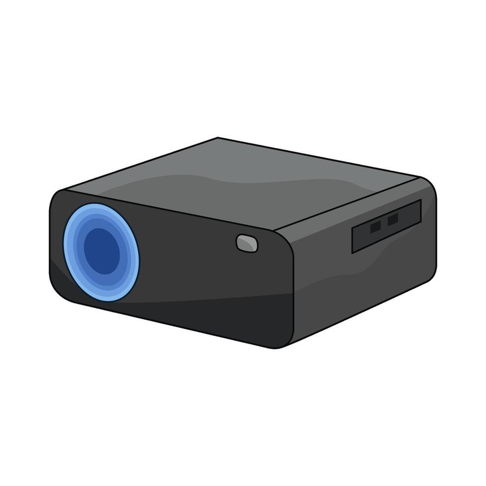 illustration of projector vector