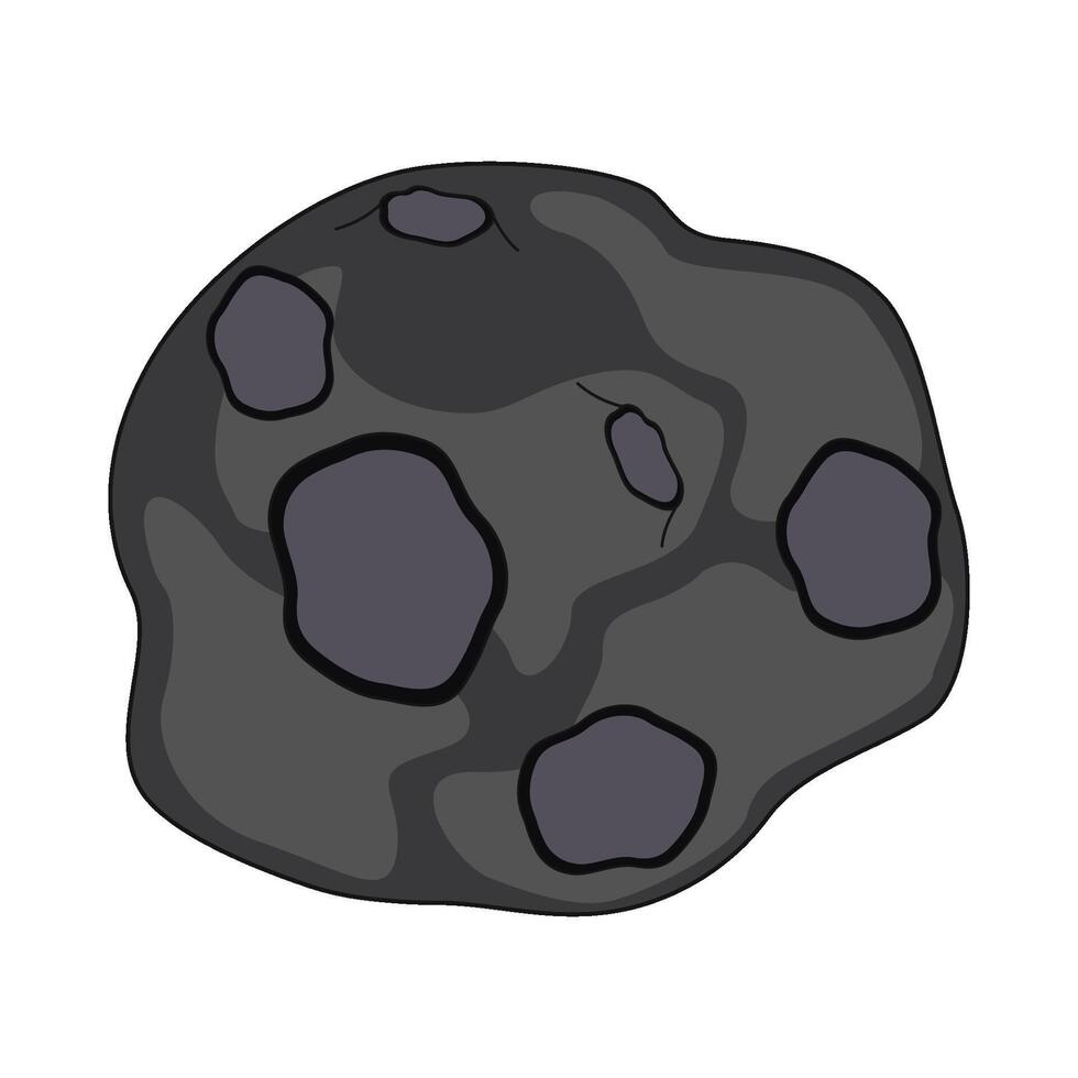 illustration of meteor vector