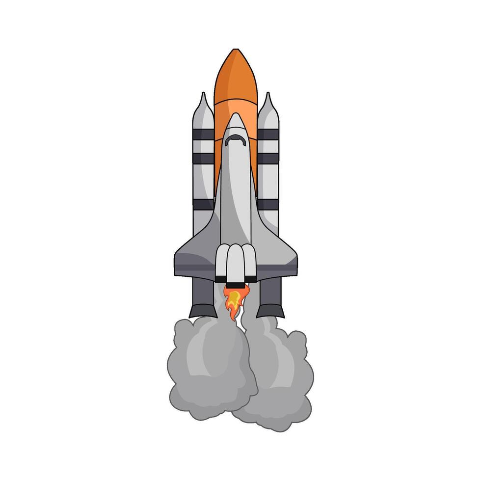illustration of rocket vector