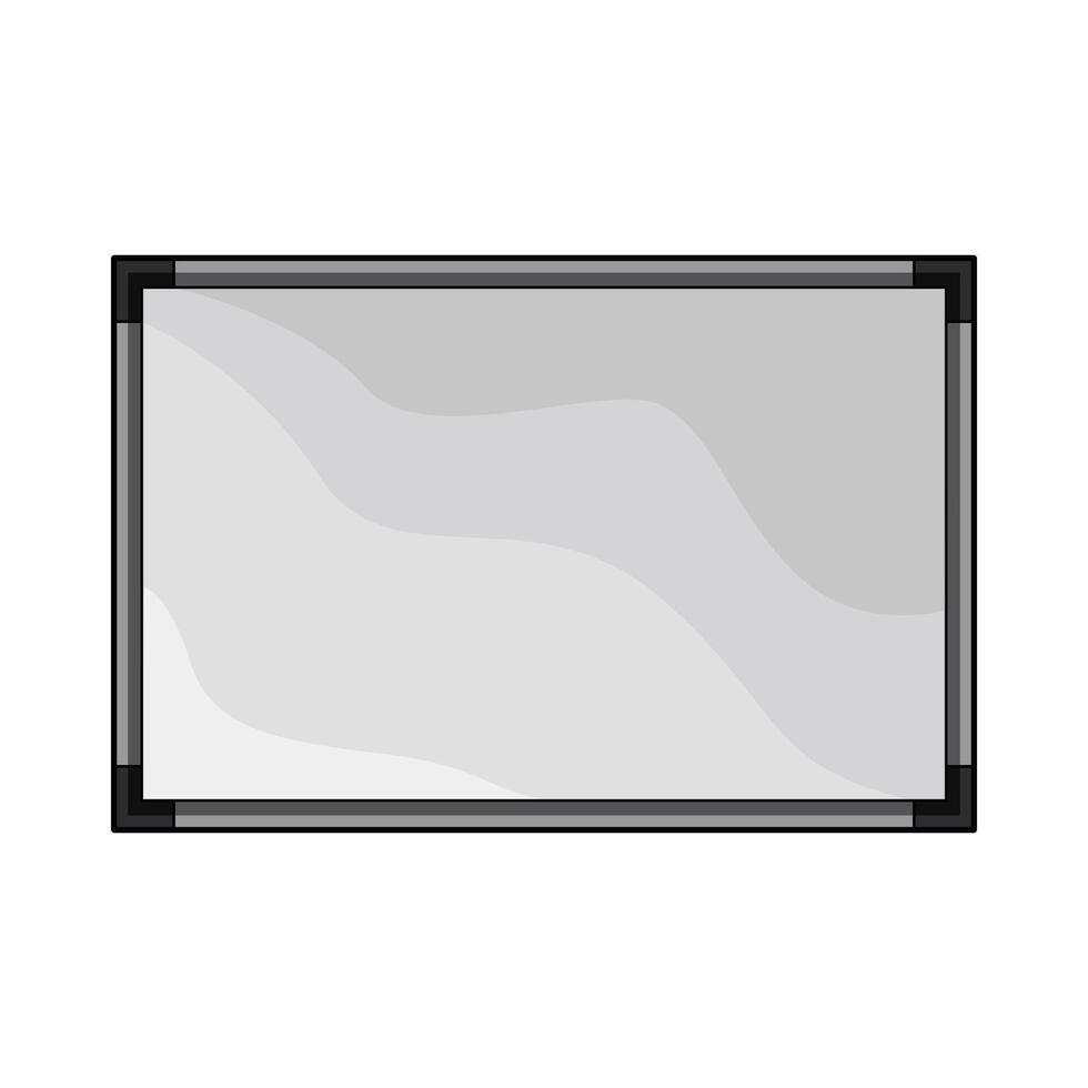 illustration of whiteboard vector