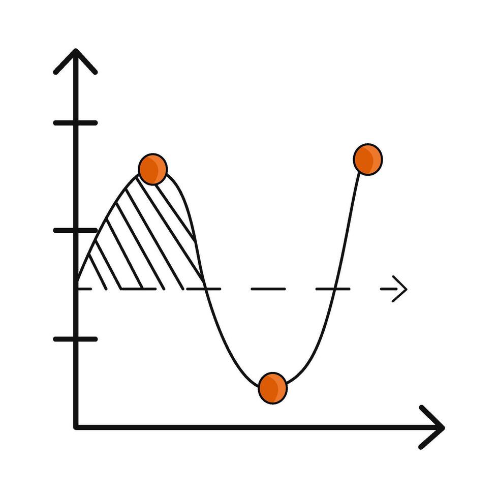 illustration of statistics vector