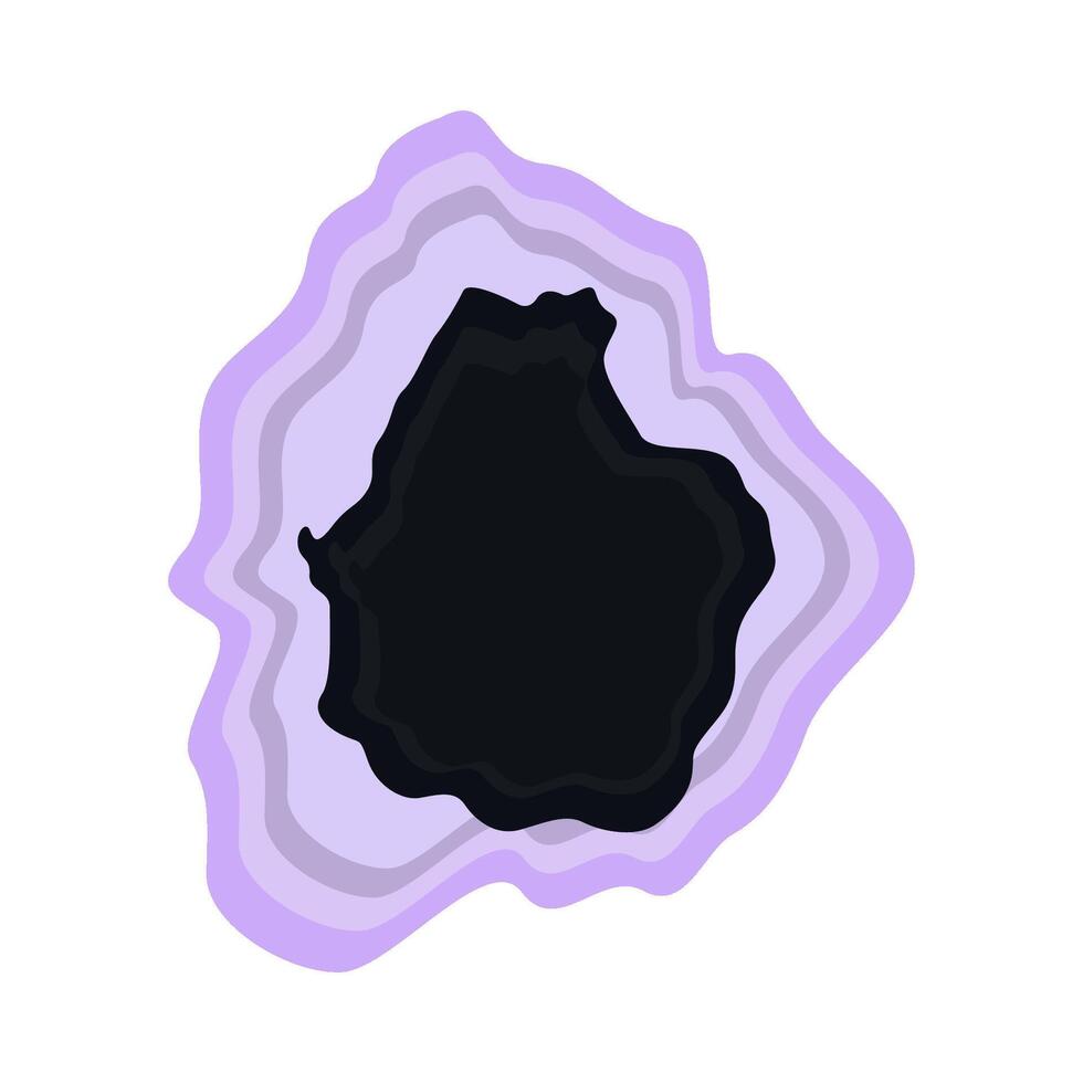 illustration of black hole vector