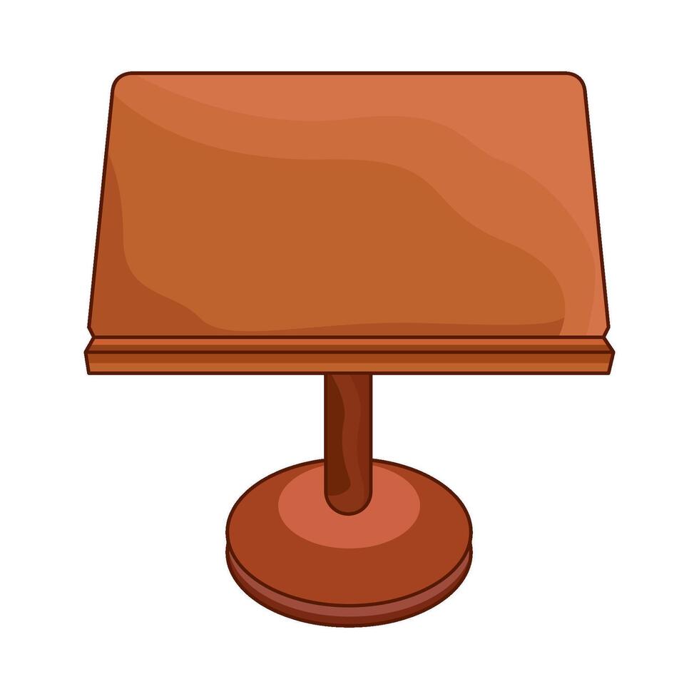 illustration of podium stand vector