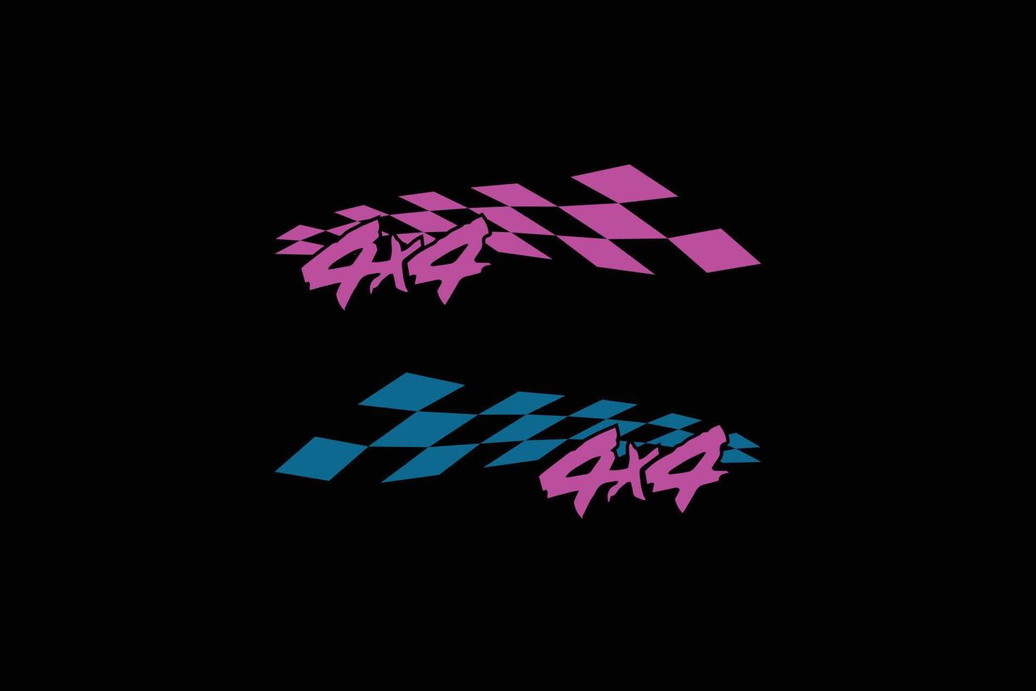 Race flag ready to print vector