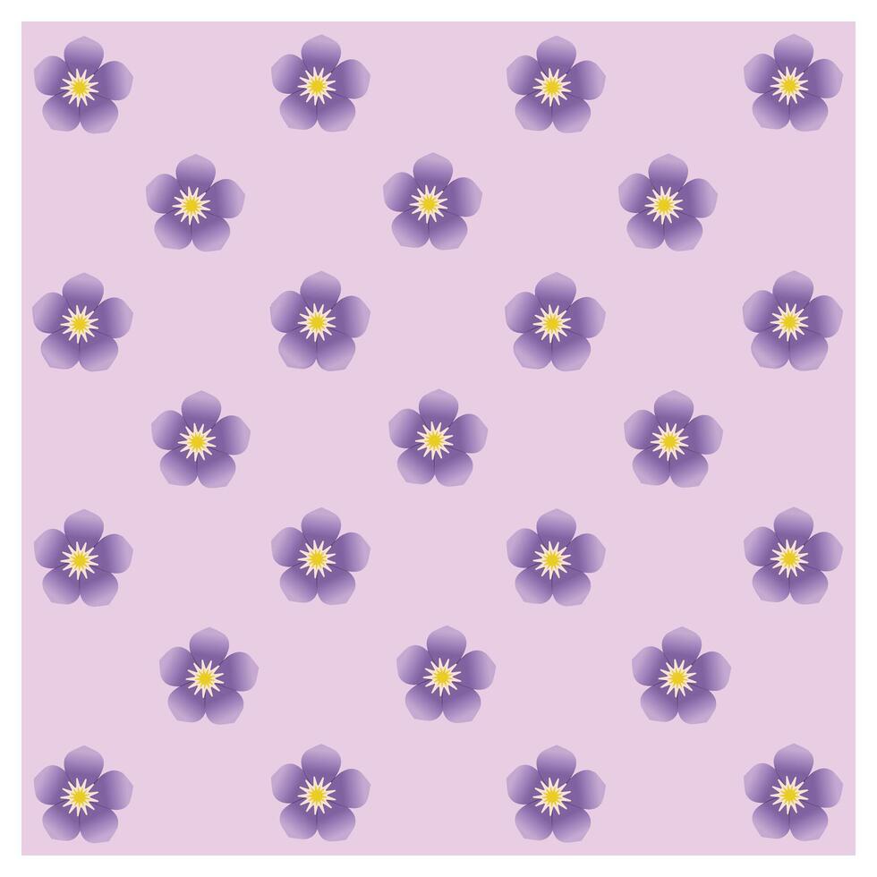 Flower seamless pattern design for paper vector