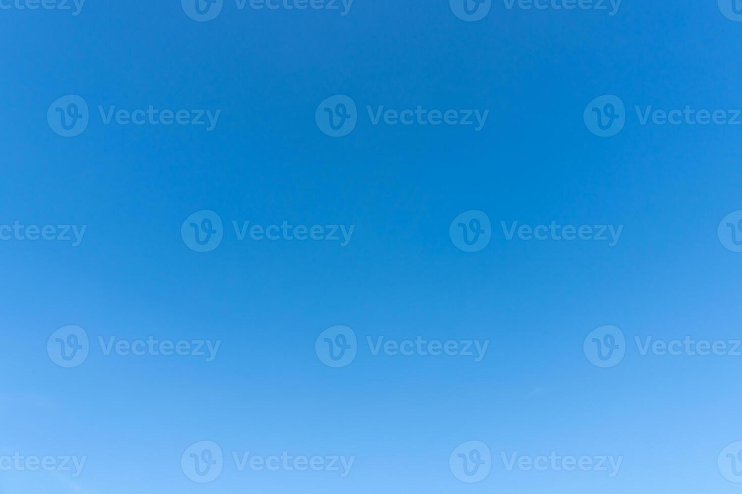Beautiful blue sky without clouds in the morning or evening is used natural background texture in decorative art work photo