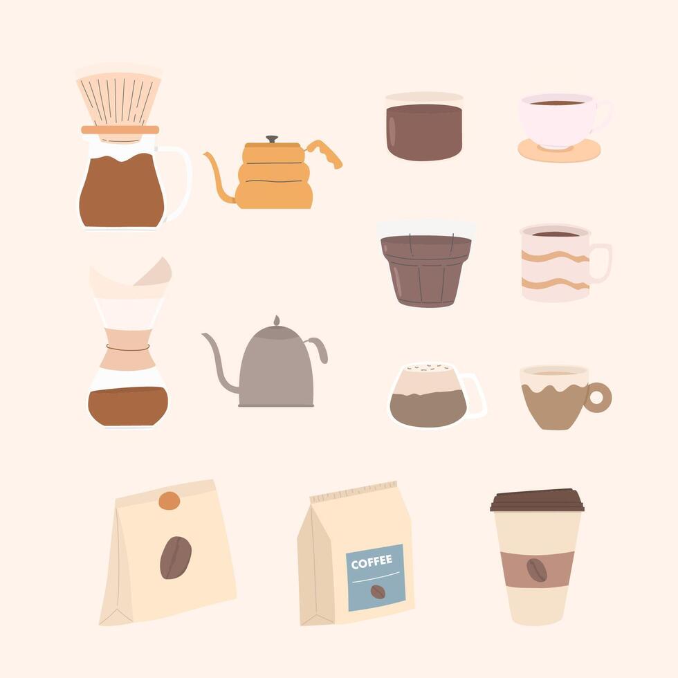 coffee template design vector