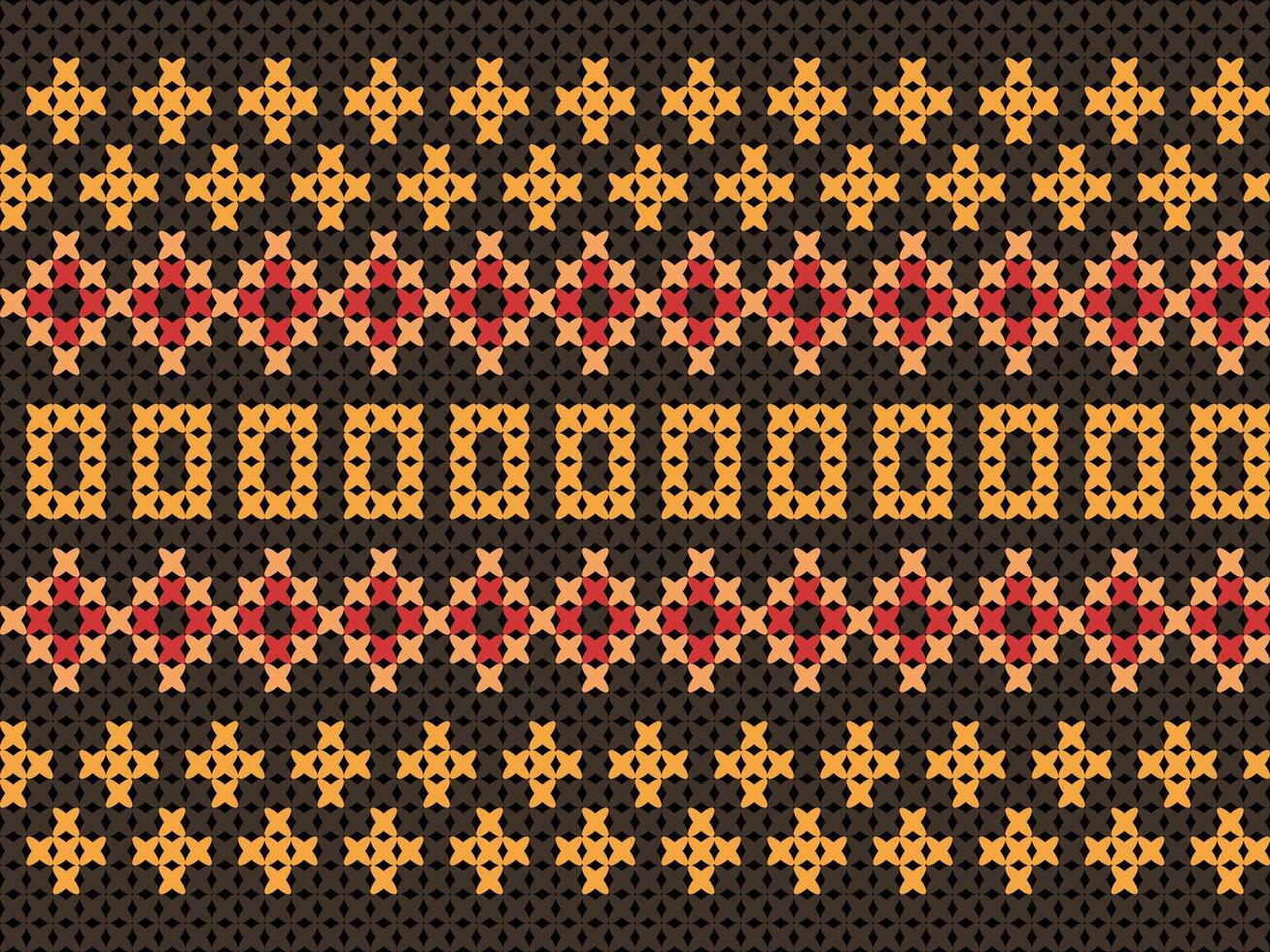 Colorful seamless knitting pattern. Design for capet, wrapping, clothing, knitting, Ikkat, ikat, fabric. vector