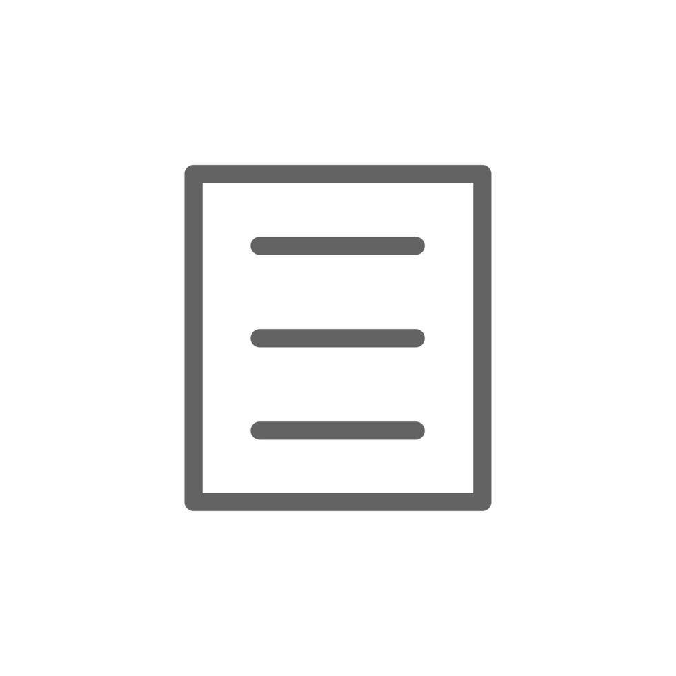 White Document Icon png