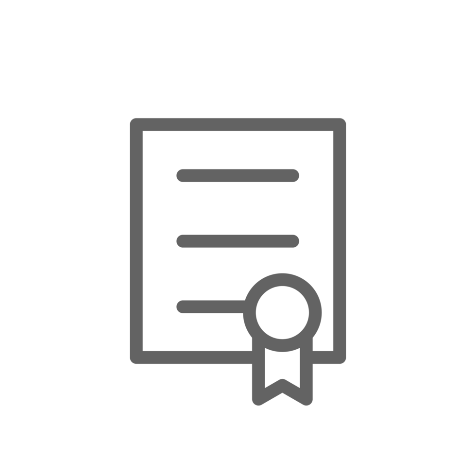White Contract Icon png