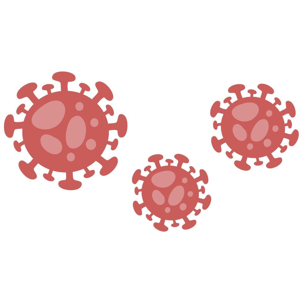Covid 19 Simple Clean Virus vector