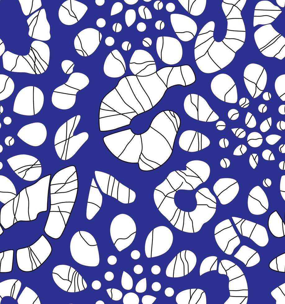 Seamless pattern print design, wallpaper, tiles arts vector