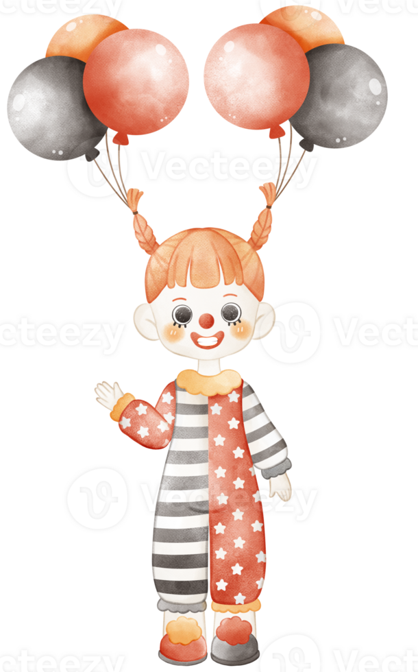 Illustration of a Halloween baby character smiling. png