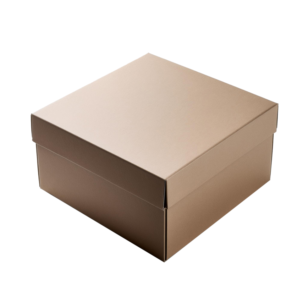 a brown box mockup png
