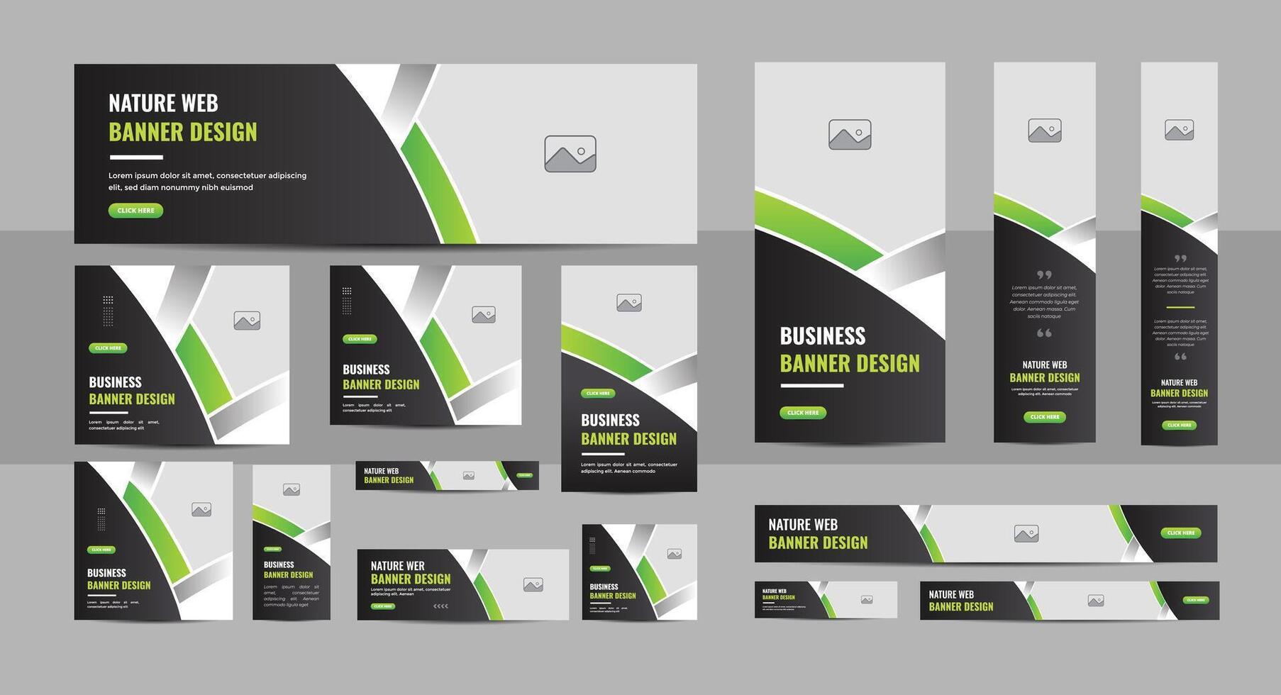 Modern agro farm web banner template vector