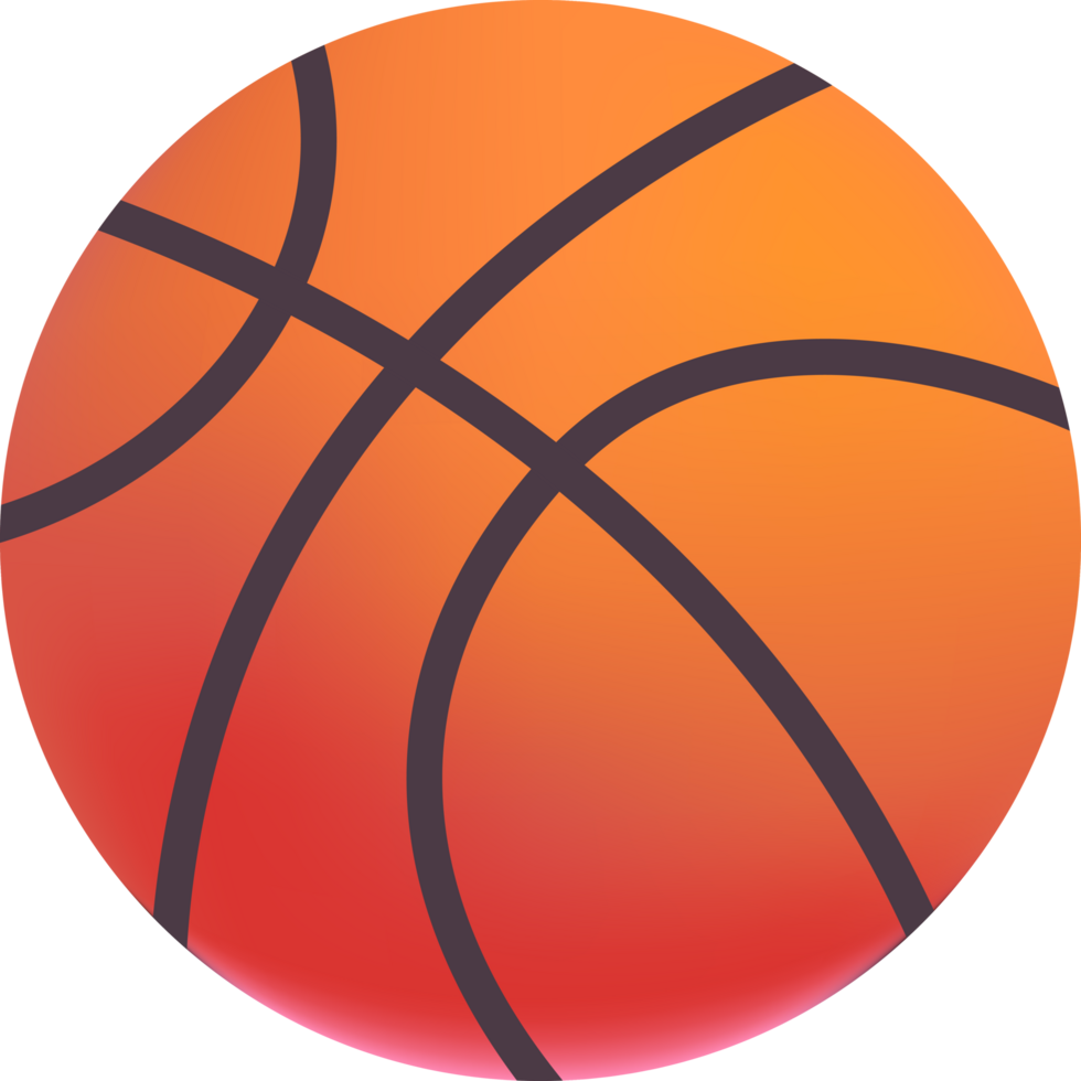 basketball ball isolated on white icon logo illustration png