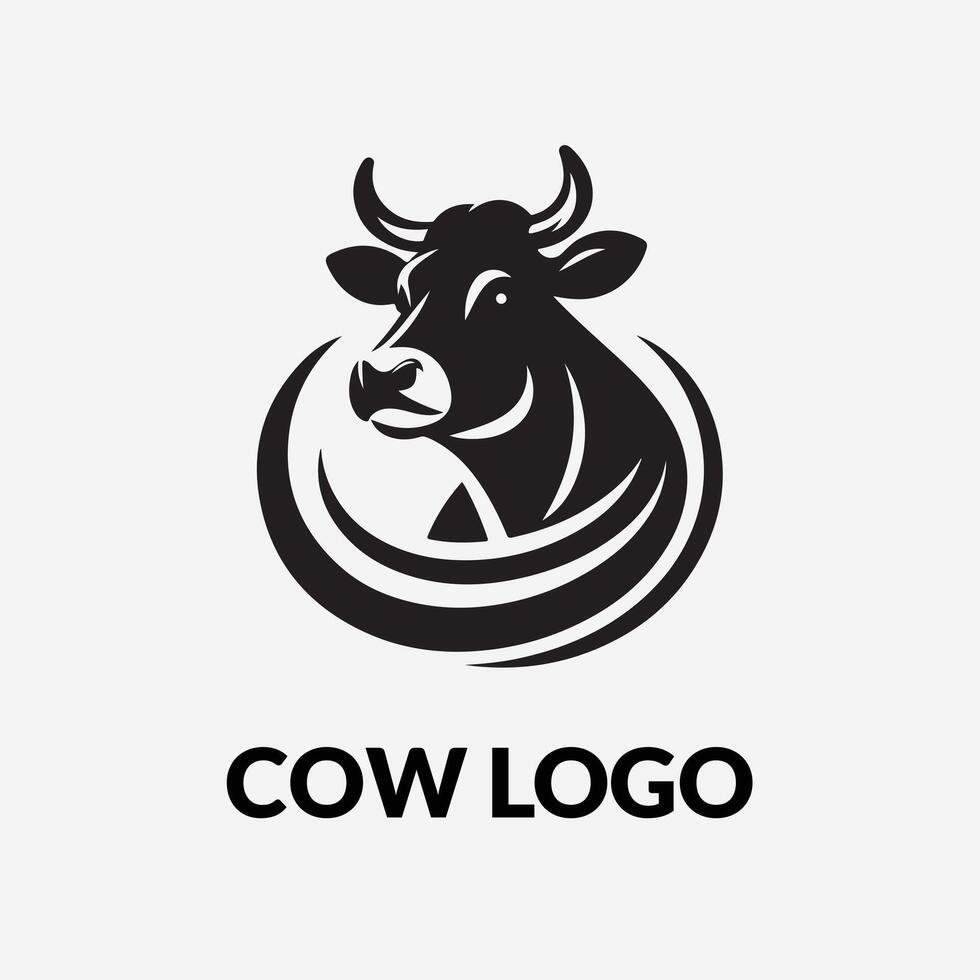 Cow Silhouette Design vector