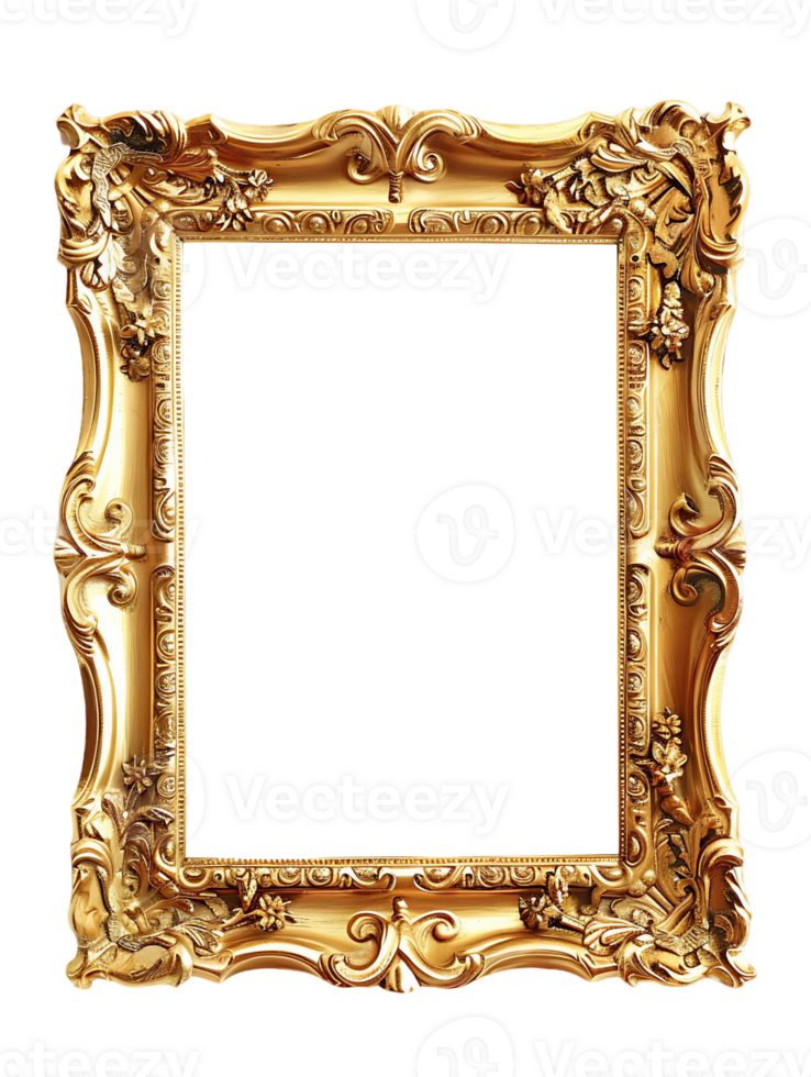 Antique Gilded Frame for Classic Photos png