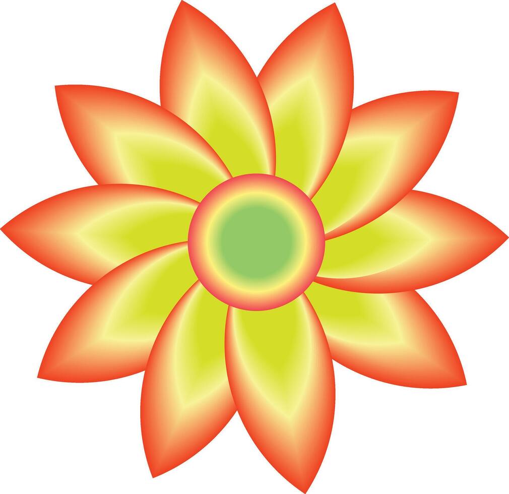 Lotus Flowers Spring Flower set white background vector