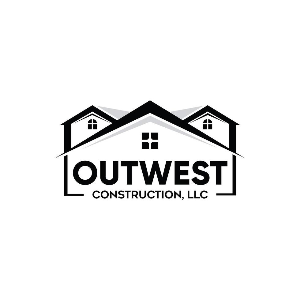 Construction LLC logo vector