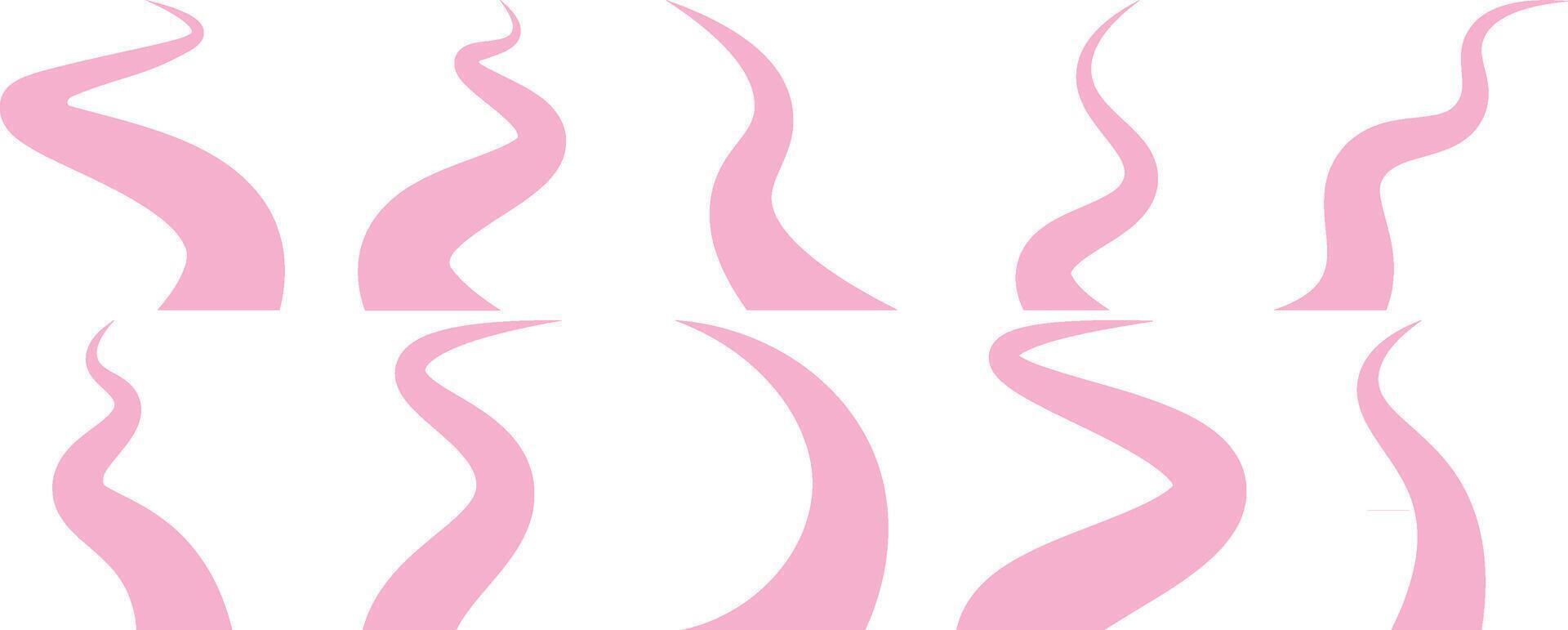 long winding path vector