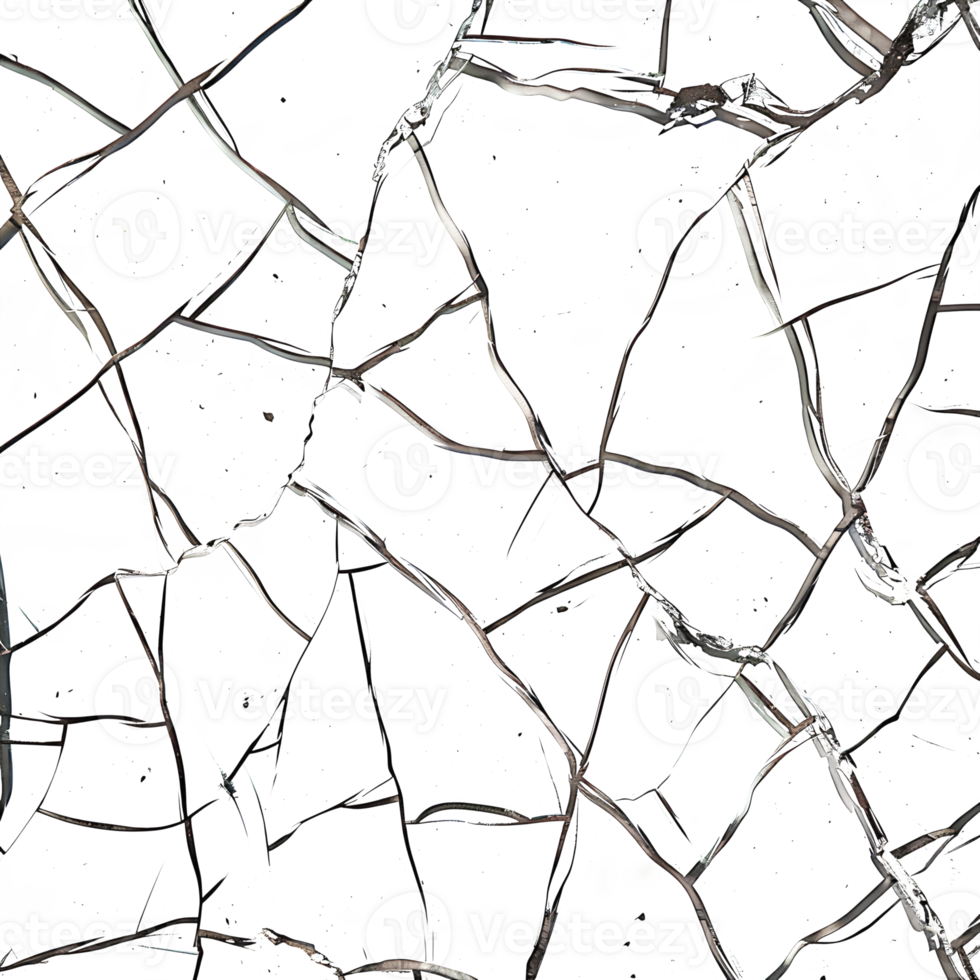 Glass Cracks Pattern Ideal for Illustrations png