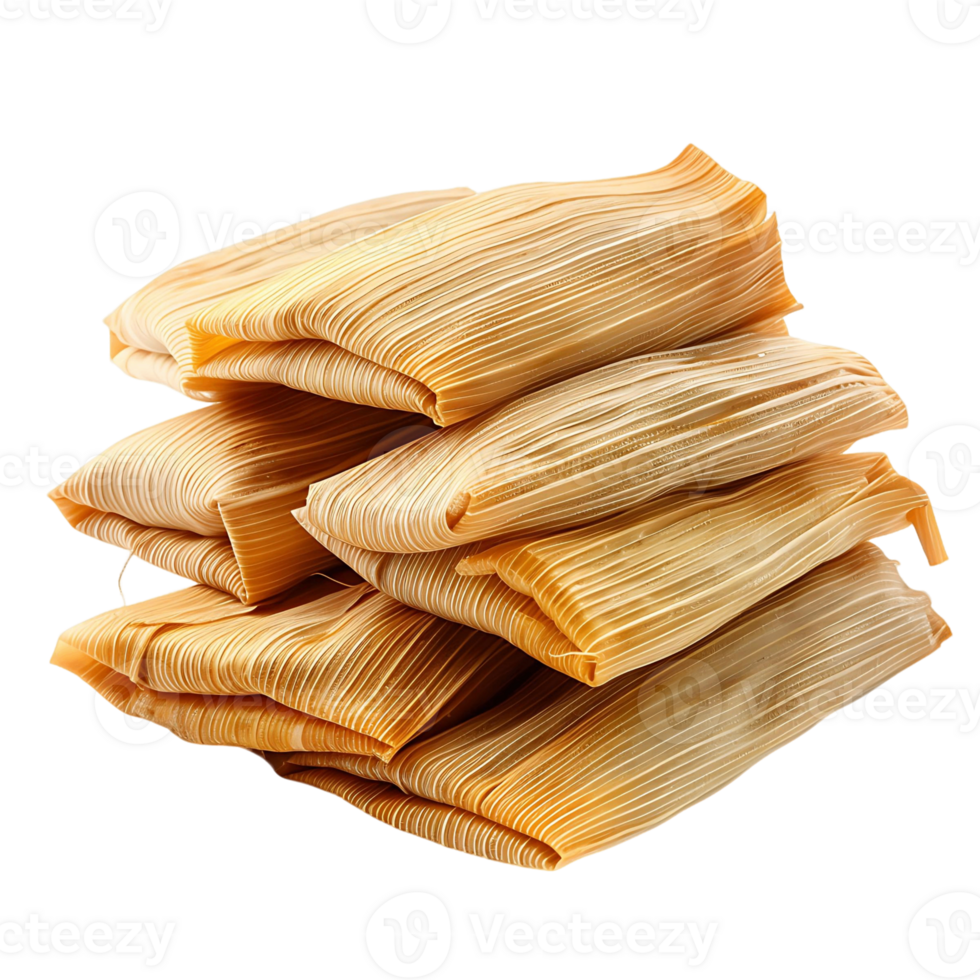Realistic Mexican Tamales Isolated on Transparent Background png
