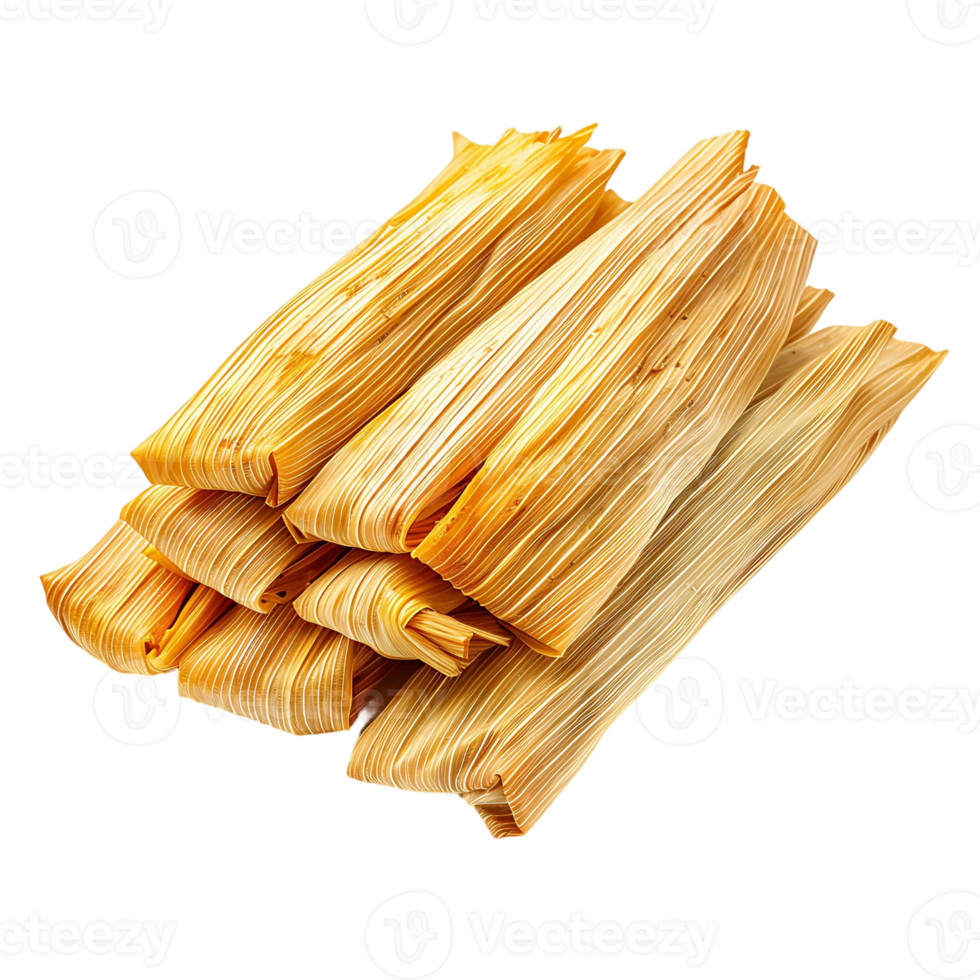 Mexican Tamales Isolated on Transparent Background for Creative Projects png