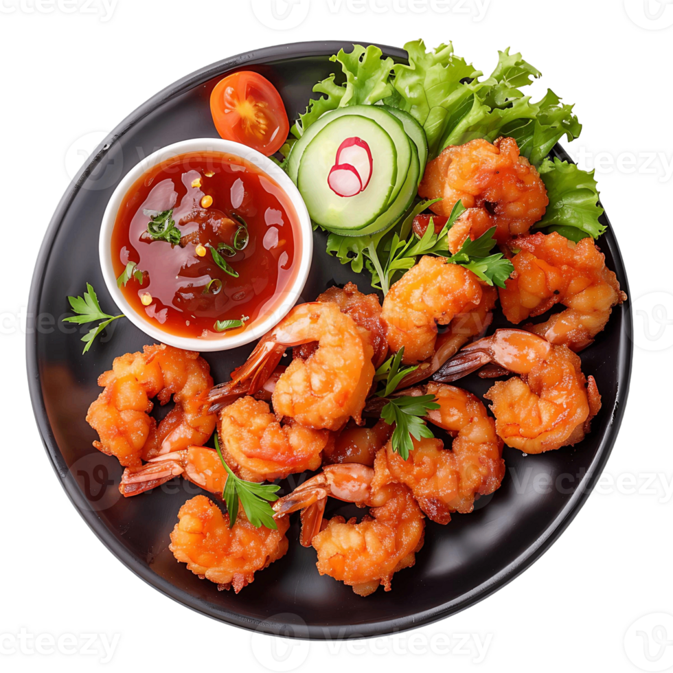 High Quality Butterfly Shrimps or Fried Prawns That Look Delicious Isolated on Transparent Background for Menus png