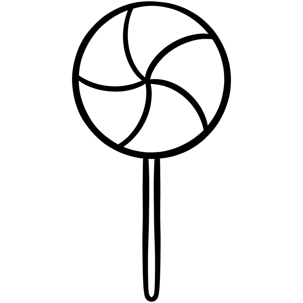 Sweet circle lollipop png