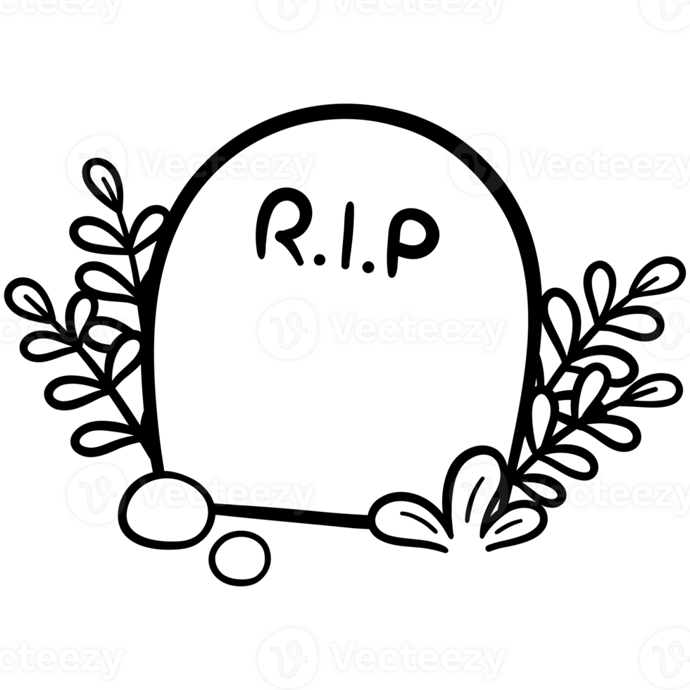 Halloween decorations doodle png