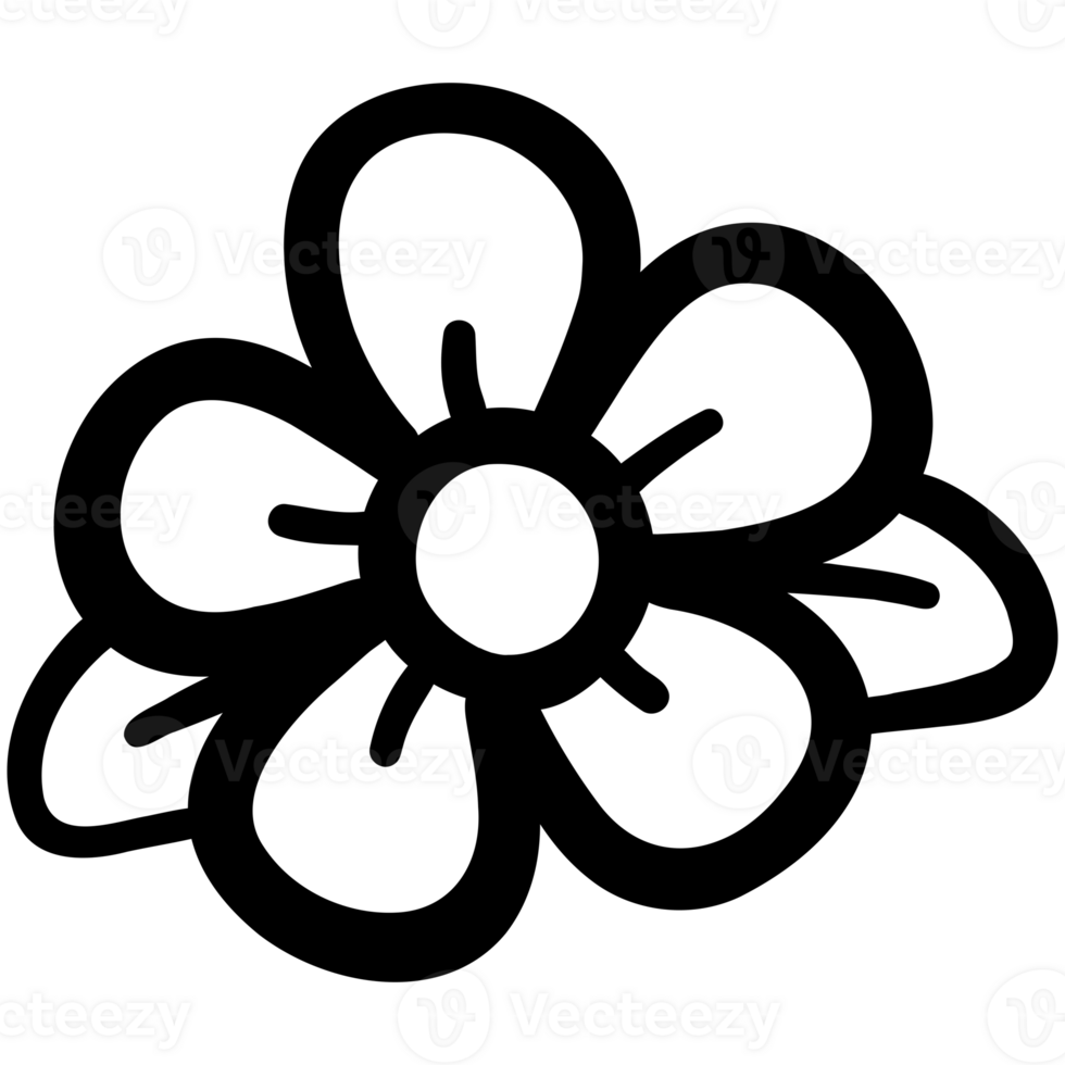 Flower with leaves png