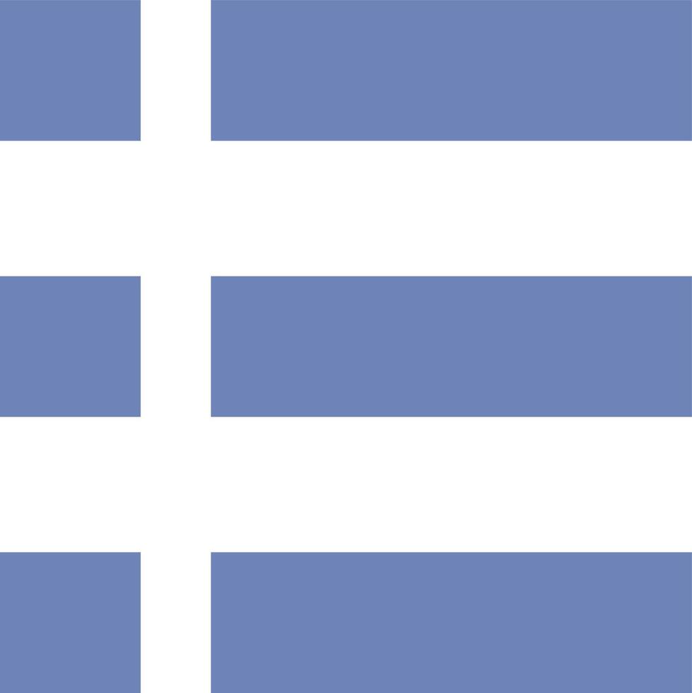 The flag of greece vector