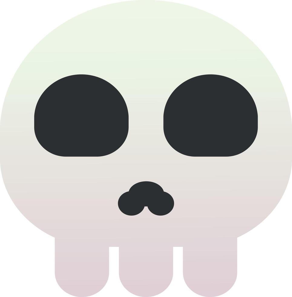 A skull with a mustache and a mustache vector