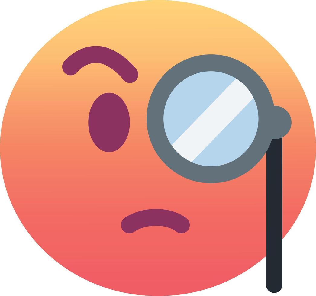 Magnifying glass icon vector