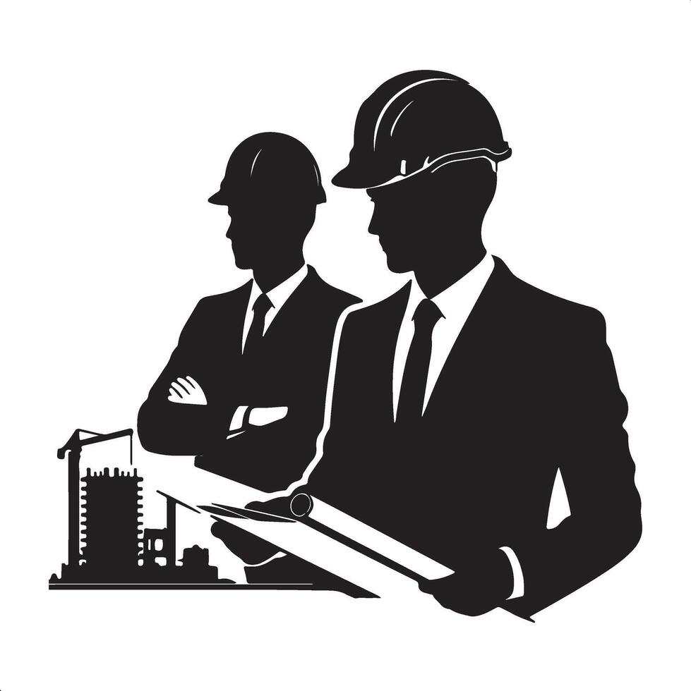 architect figure icon, architect shape graphic, architectural professional silhouette, architect clipart, architect black icon. vector