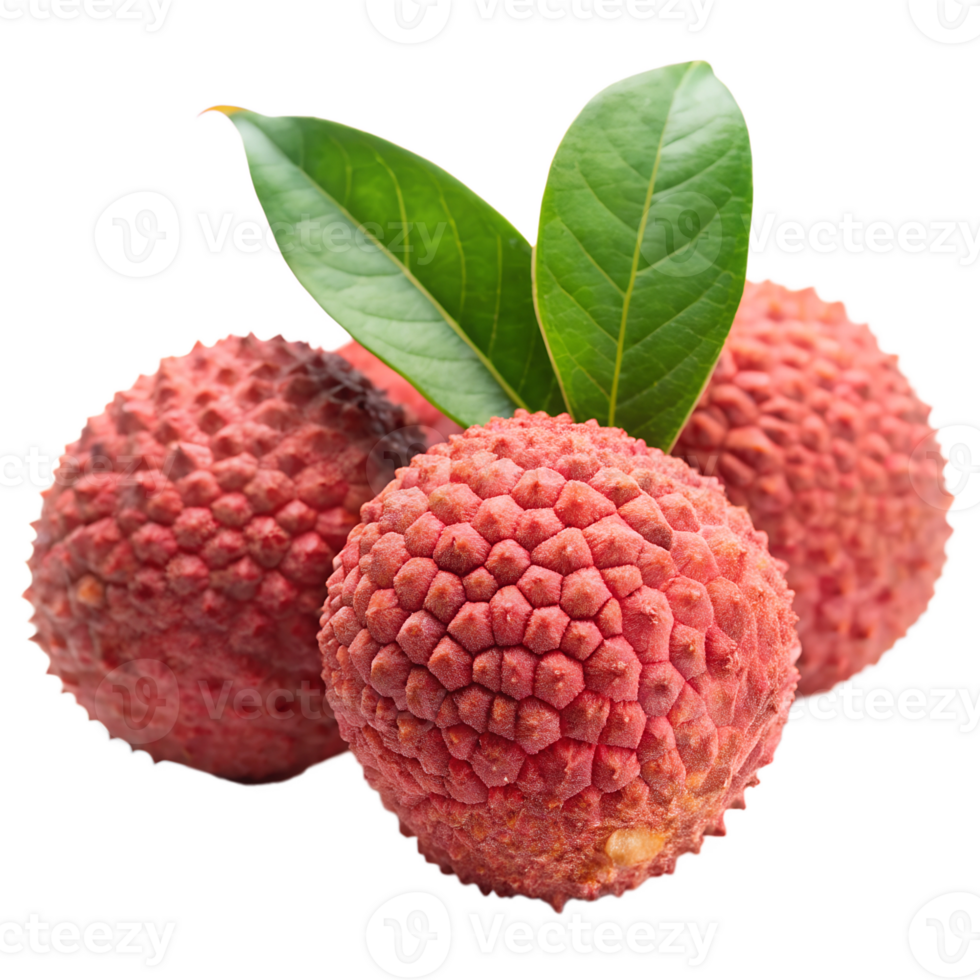 lychee isolate on transparency background png