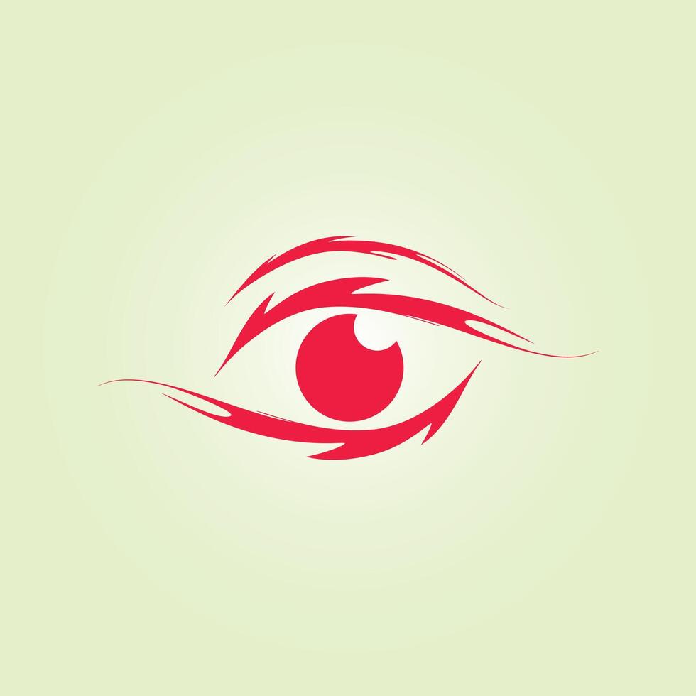 Eye care trendy artwork gorgeous abstract illustration colorful useful design vector