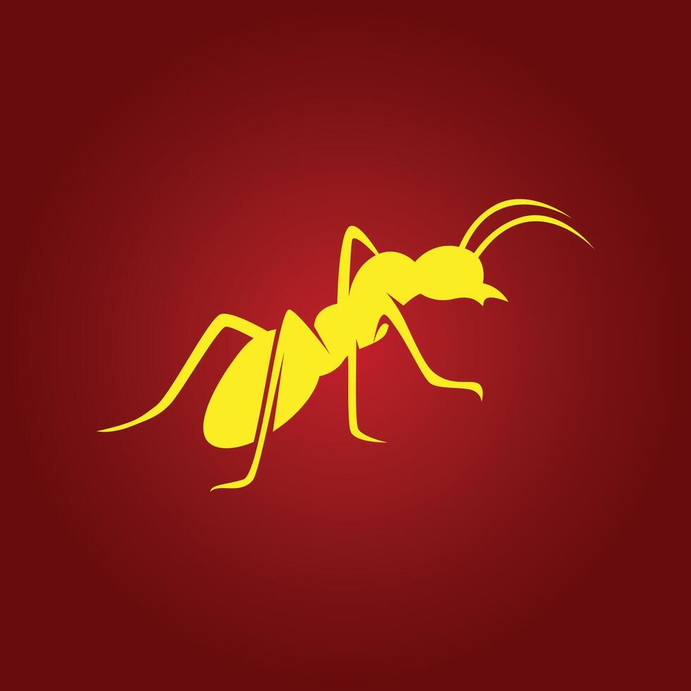 Ant trendy artwork incredible abstract illustration colorful useful design vector